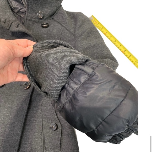 Soia and Kyo Wool Blend Jacket with Down Filled Bib and Cuffs - Picture 6 of 10